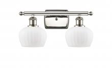 Innovations Lighting 516-2W-PN-G91 - Fenton - 2 Light - 17 inch - Polished Nickel - Bath Vanity Light