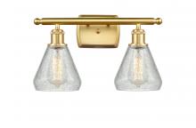 Innovations Lighting 516-2W-SG-G275 - Conesus - 2 Light - 16 inch - Satin Gold - Bath Vanity Light