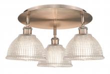 Innovations Lighting 516-3C-AC-G422 - Arietta - 3 Light - 20 inch - Antique Copper - Semi-Flush Mount