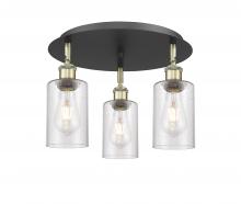 Innovations Lighting 516-3C-BAB-G804 - Clymer - 3 Light - 16 inch - Black Antique Brass - Semi-Flush Mount