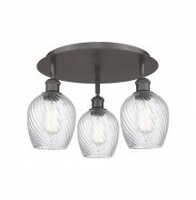 Innovations Lighting 516-3C-OB-G292 - Salina - 3 Light - 18 inch - Oil Rubbed Bronze - Semi-Flush Mount