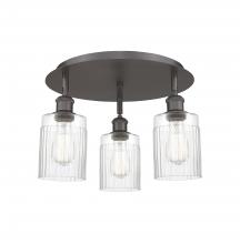 Innovations Lighting 516-3C-OB-G342 - Hadley - 3 Light - 16 inch - Oil Rubbed Bronze - Semi-Flush Mount