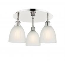 Innovations Lighting 516-3C-PN-G381 - Castile - 3 Light - 18 inch - Polished Nickel - Semi-Flush Mount