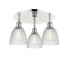 Innovations Lighting 516-3C-PN-G382 - Castile - 3 Light - 18 inch - Polished Nickel - Semi-Flush Mount