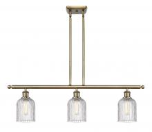 Innovations Lighting 516-3I-AB-G559-5CL - Bridal Veil - 3 Light - 36 inch - Antique Brass - Stem hung - Island Light