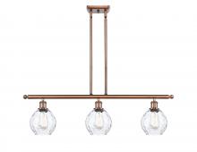Innovations Lighting 516-3I-AC-G362 - Waverly - 3 Light - 36 inch - Antique Copper - Stem hung - Island Light