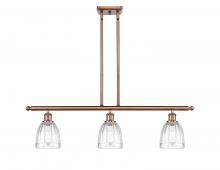 Innovations Lighting 516-3I-AC-G442 - Brookfield - 3 Light - 36 inch - Antique Copper - Stem hung - Island Light