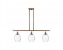Innovations Lighting 516-3I-AC-G459-6CL - Preston Bulb - 3 Light - 36 inch - Antique Copper - Stem Hung - Island Light