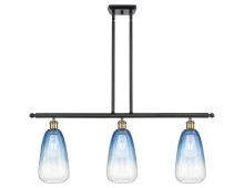 Innovations Lighting 516-3I-BAB-G480-6SB - Brookhaven Almond - 3 Light - 36 inch - Black Antique Brass - Stem Hung - Island Light