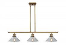 Innovations Lighting 516-3I-BB-G132 - Orwell - 3 Light - 36 inch - Brushed Brass - Stem hung - Island Light