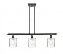 Innovations Lighting 516-3I-OB-G1113-LED - Cobbleskill - 3 Light - 36 inch - Oil Rubbed Bronze - Stem hung - Island Light
