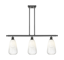 Innovations Lighting 516-3I-OB-G480-6OP - Brookhaven Almond - 3 Light - 36 inch - Oil Rubbed Bronze - Stem Hung - Island Light