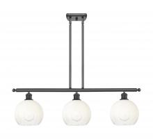 Innovations Lighting 516-3I-OB-G483-8OP - Brookhaven Globe - 3 Light - 36 inch - Oil Rubbed Bronze - Stem Hung - Island Light