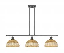 Innovations Lighting 516-3I-OB-NBD2-9-NAT - Bristol Natural II - 3 Light - 36 inch - Oil Rubbed Bronze - Stem Hung - Island Light