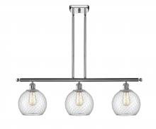 Innovations Lighting 516-3I-PC-G122-8CSN - Farmhouse Chicken Wire 3 Light Island Light