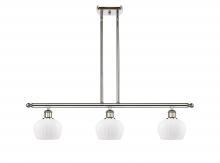 Innovations Lighting 516-3I-PN-G91 - Fenton - 3 Light - 36 inch - Polished Nickel - Cord hung - Island Light