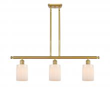 Innovations Lighting 516-3I-SG-G341 - Hadley - 3 Light - 36 inch - Satin Gold - Stem hung - Island Light