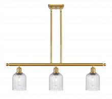 Innovations Lighting 516-3I-SG-G559-5SDY - Bridal Veil - 3 Light - 36 inch - Satin Gold - Cord hung - Island Light
