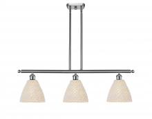 Innovations Lighting 516-3I-SN-NBD-75-NAT - Bristol Natural - 4 Light - 48 inch - Brushed Satin Nickel - Cord hung - Island Light