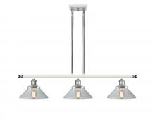 Innovations Lighting 516-3I-WPC-G132 - Orwell - 3 Light - 36 inch - White Polished Chrome - Stem hung - Island Light