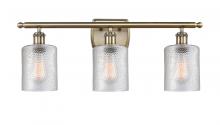 Innovations Lighting 516-3W-AB-G112 - Cobbleskill - 3 Light - 25 inch - Antique Brass - Bath Vanity Light
