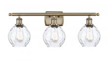 Innovations Lighting 516-3W-AB-G362 - Waverly - 3 Light - 26 inch - Antique Brass - Bath Vanity Light