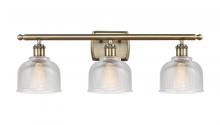 Innovations Lighting 516-3W-AB-G412 - Dayton - 3 Light - 26 inch - Antique Brass - Bath Vanity Light