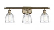 Innovations Lighting 516-3W-AB-G442 - Brookfield - 3 Light - 26 inch - Antique Brass - Bath Vanity Light