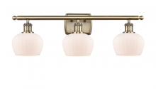 Innovations Lighting 516-3W-AB-G91 - Fenton - 3 Light - 27 inch - Antique Brass - Bath Vanity Light
