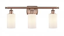 Innovations Lighting 516-3W-AC-G801 - Clymer - 3 Light - 24 inch - Antique Copper - Bath Vanity Light