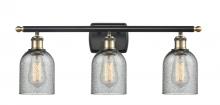 Innovations Lighting 516-3W-BAB-G257 - Caledonia - 3 Light - 25 inch - Black Antique Brass - Bath Vanity Light