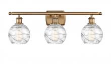 Innovations Lighting 516-3W-BB-G1213-6 - Athens Deco Swirl - 3 Light - 26 inch - Brushed Brass - Bath Vanity Light