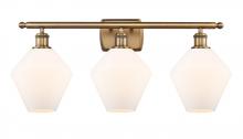 Innovations Lighting 516-3W-BB-G651-8 - Cindyrella - 3 Light - 28 inch - Brushed Brass - Bath Vanity Light