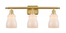 Innovations Lighting 516-3W-SG-G391 - Ellery - 3 Light - 25 inch - Satin Gold - Bath Vanity Light