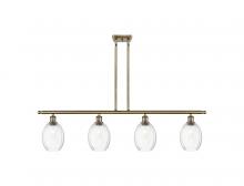 Innovations Lighting 516-4I-AB-G459-6CL - Preston Bulb - 4 Light - 48 inch - Antique Brass - Stem Hung - Island Light