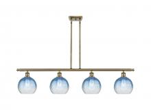 Innovations Lighting 516-4I-AB-G483-8SB - Brookhaven Globe - 4 Light - 48 inch - Antique Brass - Stem Hung - Island Light