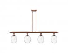 Innovations Lighting 516-4I-AC-G459-6CL - Preston Bulb - 4 Light - 48 inch - Antique Copper - Stem Hung - Island Light