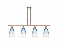 Innovations Lighting 516-4I-AC-G480-6SB - Brookhaven Almond - 4 Light - 48 inch - Antique Copper - Stem Hung - Island Light