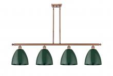 Innovations Lighting 516-4I-AC-MBD-9-GR - Plymouth - 4 Light - 48 inch - Antique Copper - Cord hung - Island Light