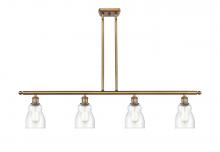 Innovations Lighting 516-4I-BB-G394 - Ellery - 4 Light - 48 inch - Brushed Brass - Cord hung - Island Light