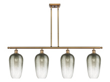Innovations Lighting 516-4I-BB-G484-7SL - Brookhaven Flute - 4 Light - 48 inch - Brushed Brass - Stem Hung - Island Light