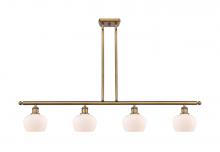 Innovations Lighting 516-4I-BB-G91 - Fenton - 4 Light - 48 inch - Brushed Brass - Cord hung - Island Light