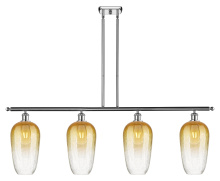 Innovations Lighting 516-4I-PC-G484-7AM - Brookhaven Flute - 4 Light - 48 inch - Polished Chrome - Stem Hung - Island Light