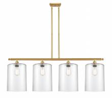 Innovations Lighting 516-4I-SG-G112-L - Cobbleskill - 4 Light - 48 inch - Satin Gold - Cord hung - Island Light