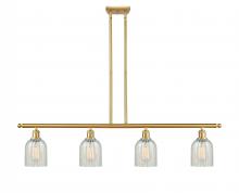 Innovations Lighting 516-4I-SG-G2511 - Caledonia - 4 Light - 48 inch - Satin Gold - Stem hung - Island Light