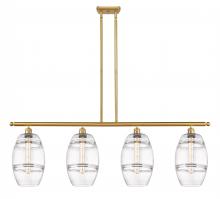 Innovations Lighting 516-4I-SG-G557-8CL - Vaz - 4 Light - 48 inch - Satin Gold - Stem hung - Island Light