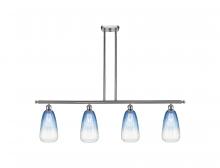 Innovations Lighting 516-4I-SN-G480-6SB - Brookhaven Almond - 4 Light - 48 inch - Brushed Satin Nickel - Stem Hung - Island Light