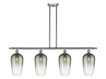 Innovations Lighting 516-4I-SN-G484-7SL - Brookhaven Flute - 4 Light - 48 inch - Brushed Satin Nickel - Stem Hung - Island Light