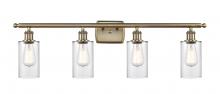 Innovations Lighting 516-4W-AB-G802 - Clymer - 4 Light - 34 inch - Antique Brass - Bath Vanity Light