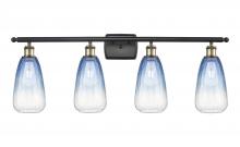 Innovations Lighting 516-4W-BAB-G480-6SB - Brookhaven Almond - 4 Light - 36 inch - Black Antique Brass - Bath Vanity Light